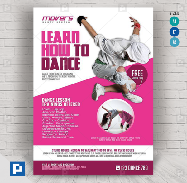 Dance Studio Flyer