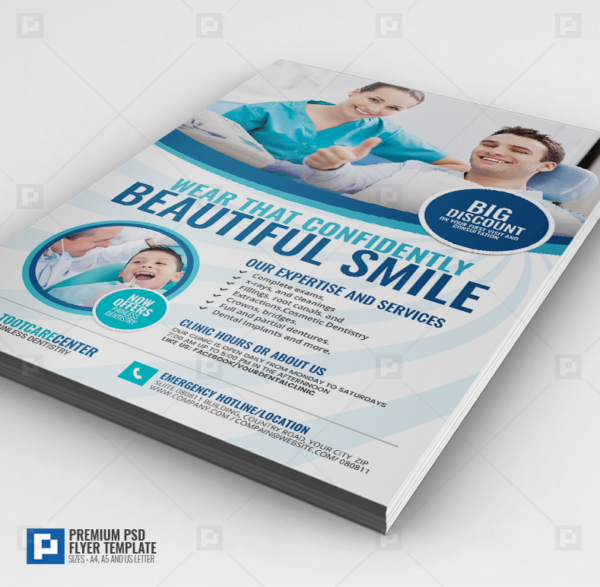 Dental Dentistry Clinic flyer
