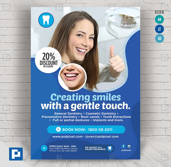 Dental Services Promotional Flyer