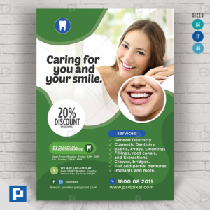 Dental and Dentistry Services Flyer