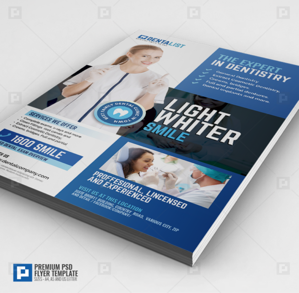 Dentist and Dental Clinic Promotional Flyer
