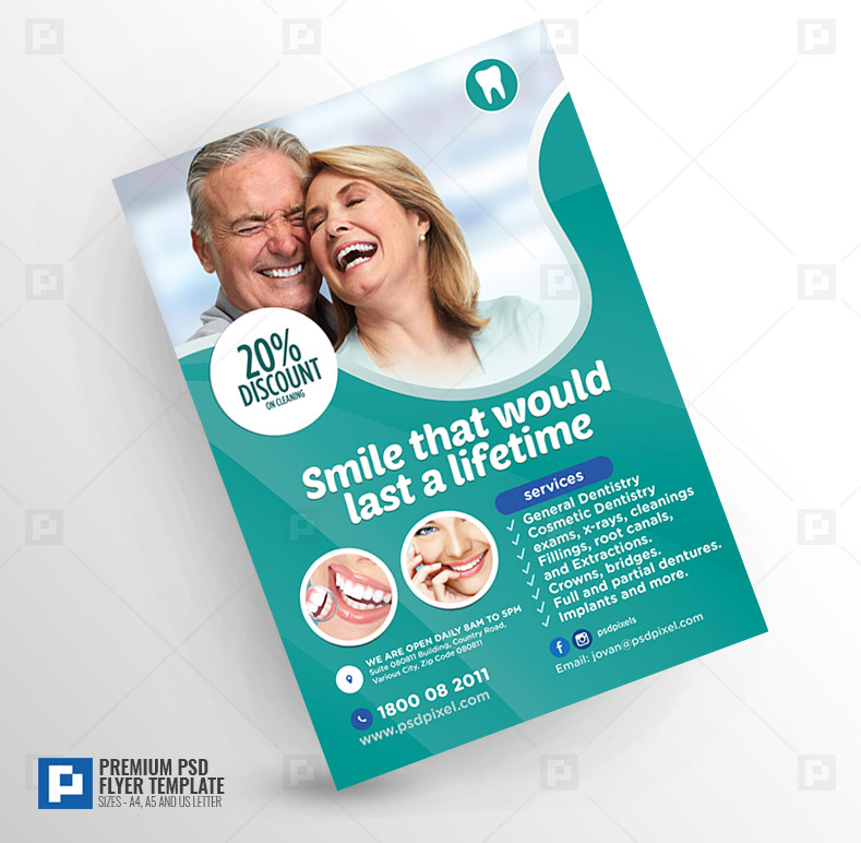 dental flyer layouts