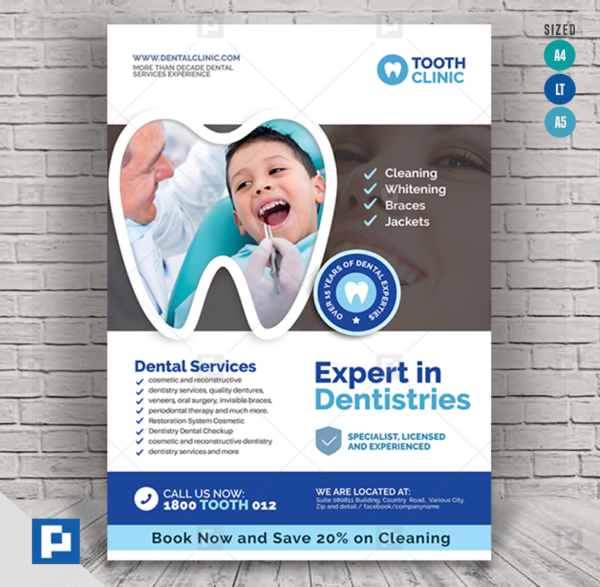 Dentistry Services Clinic Flyer