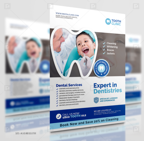 Dentistry Services Clinic Flyer