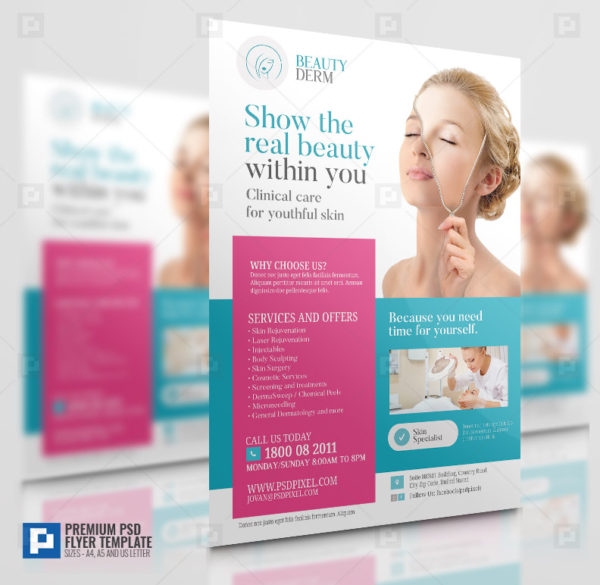 Dermatology Clinic Promotional flyer