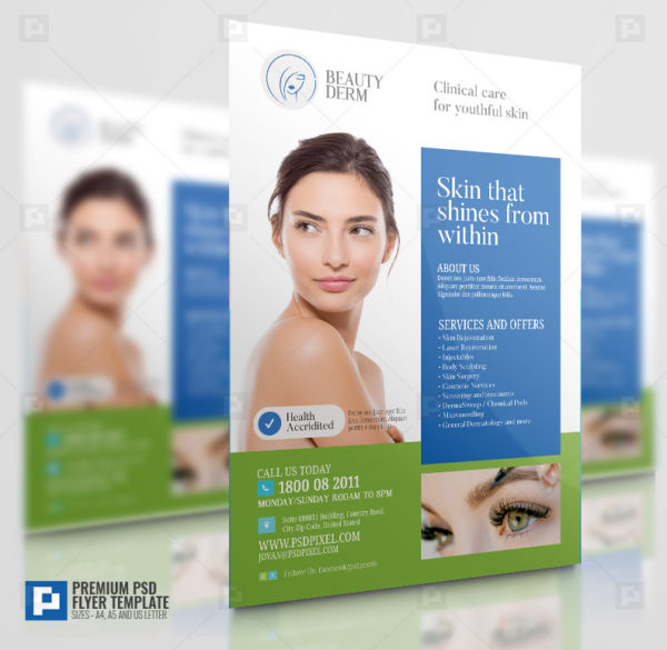 Dermatology Services flyer