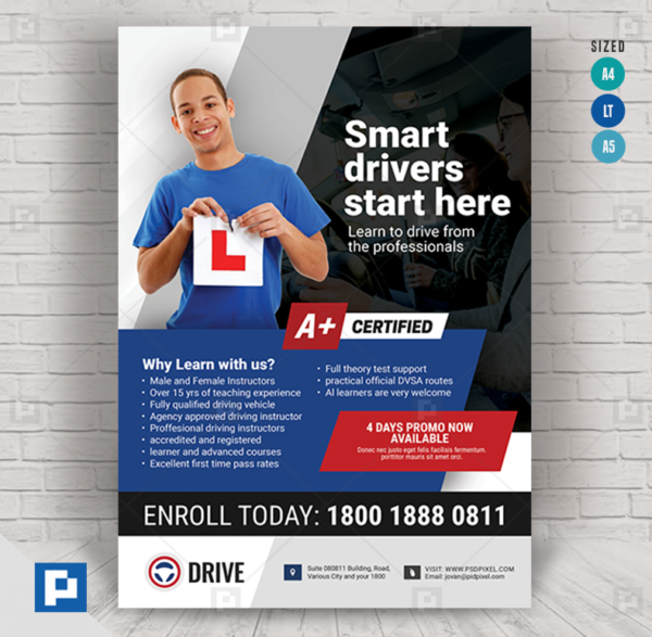 Direct Driver Training Services Flyer