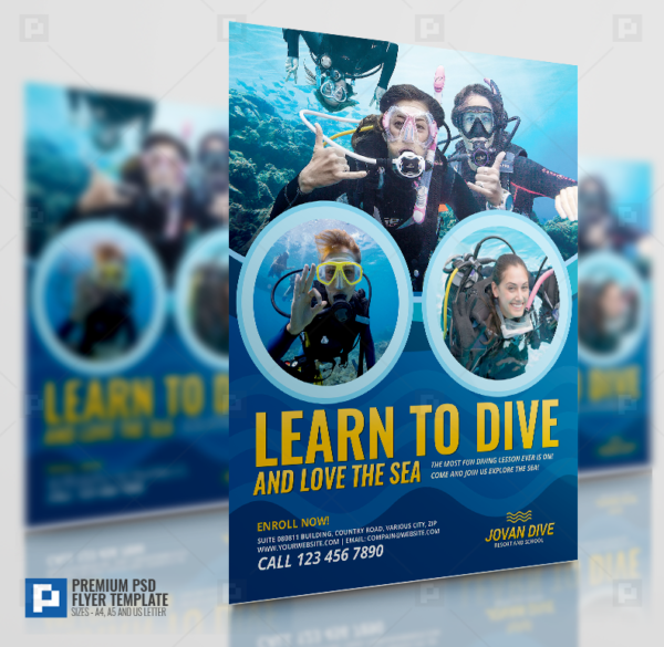 Diving Services Flyer