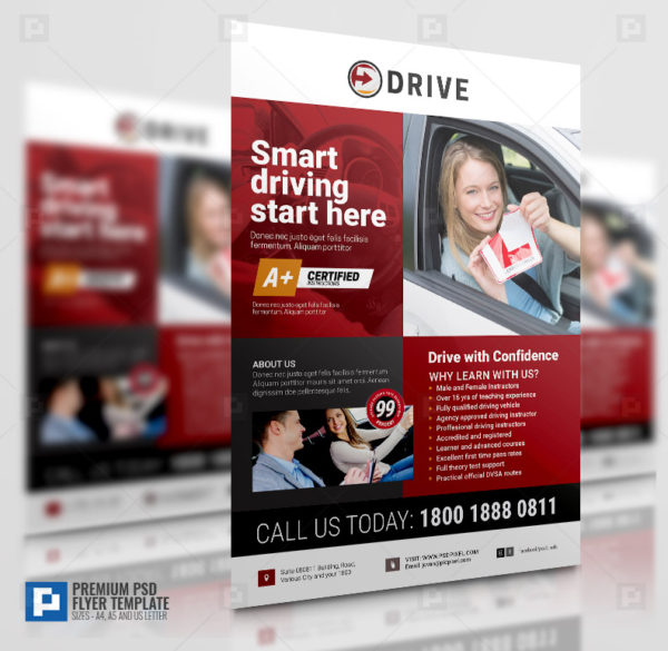 Driving Lesson Company Flyer