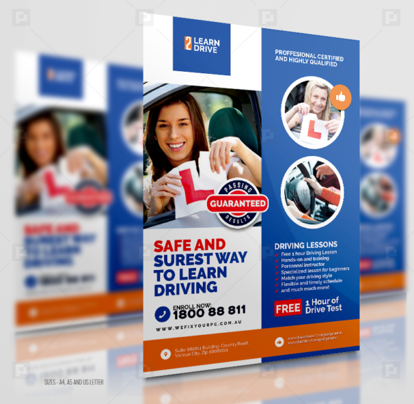 Driving School Promotional Flyer