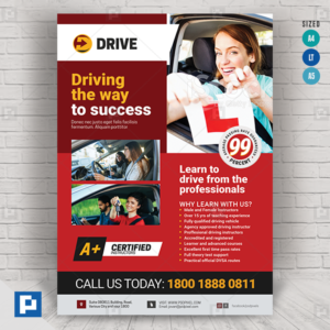 Driving School Promotional Flyer