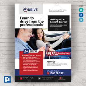 Driving lesson Flyer
