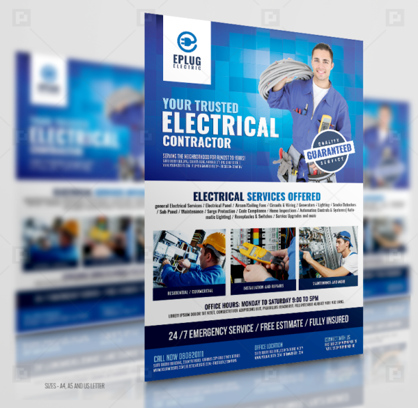 Electrical Company Promotional Flyer