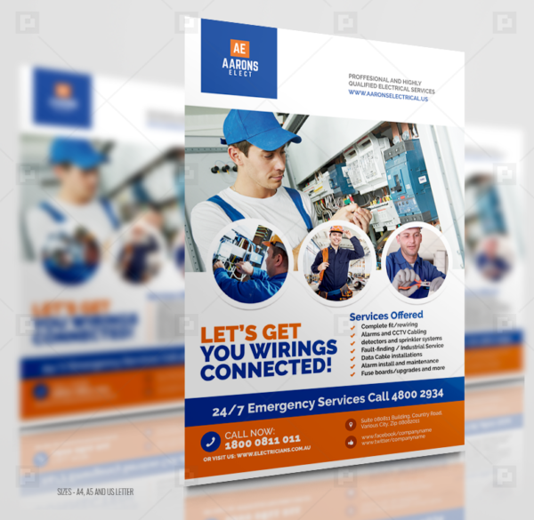 Electrical Contracting and Services Flyer