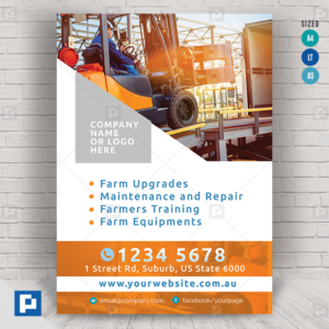Farming Industry Services Flyer