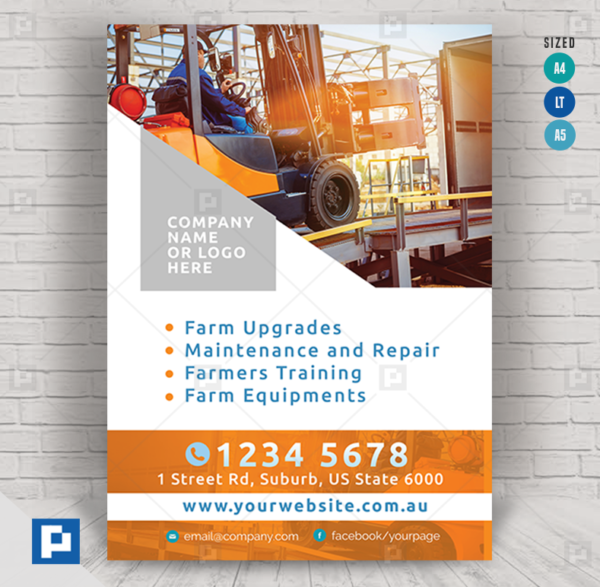 Farming Industry Services Flyer