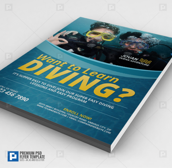 Learn Diving Flyer