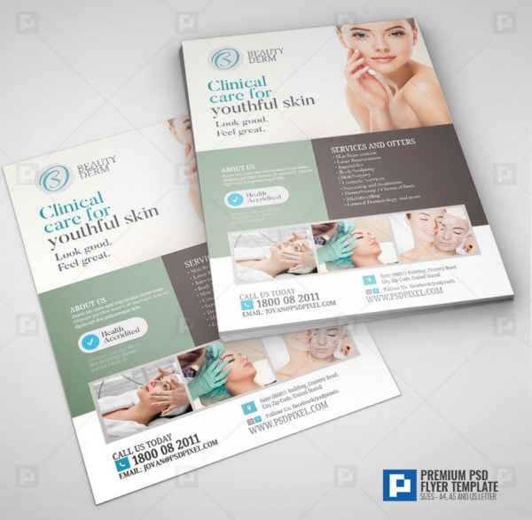 Skin Clinic Promotional Flyer