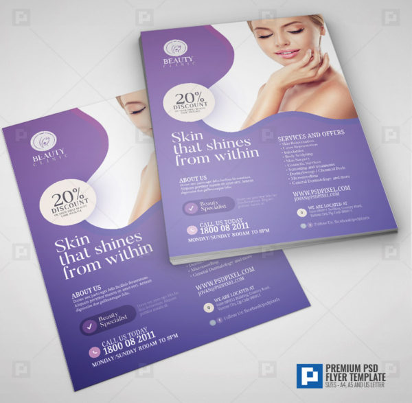 Skin Expert Services Flyer