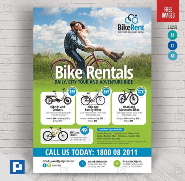 Bicycle Rental Company Flyer