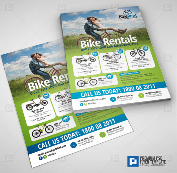 Bicycle Rental Company Flyer