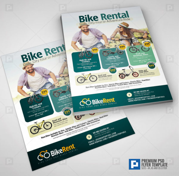 Bicycle Rentals Flyer