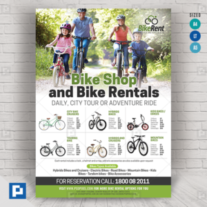 Bicycle for Rent Flyer