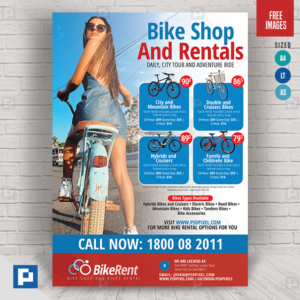 Bike Sales and Rentals Flyer