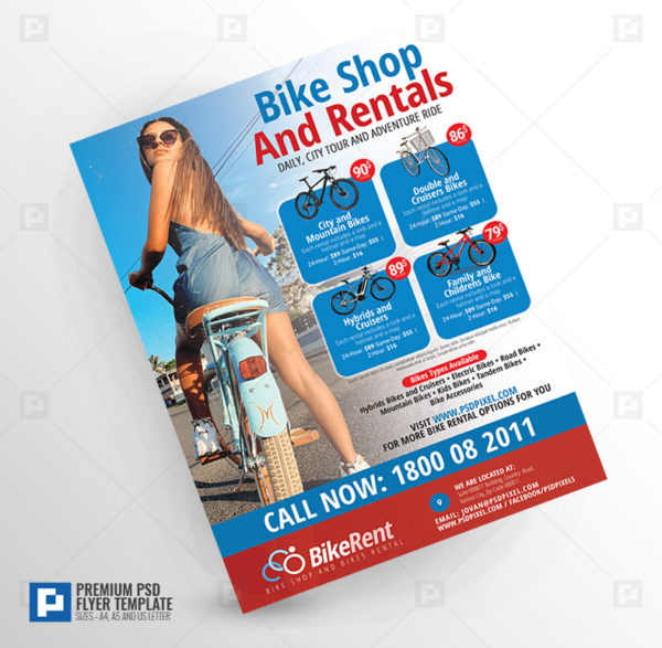 Bike Sales and Rentals Flyer