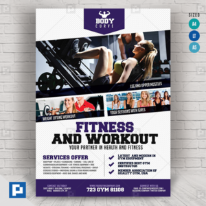 Body Fitness Promotional Flyer