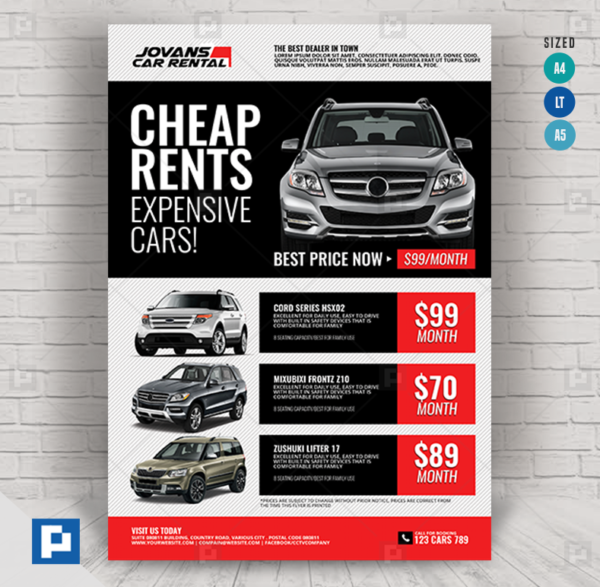 Car Rental Flyer