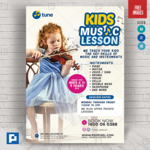 Child Music Class Flyer
