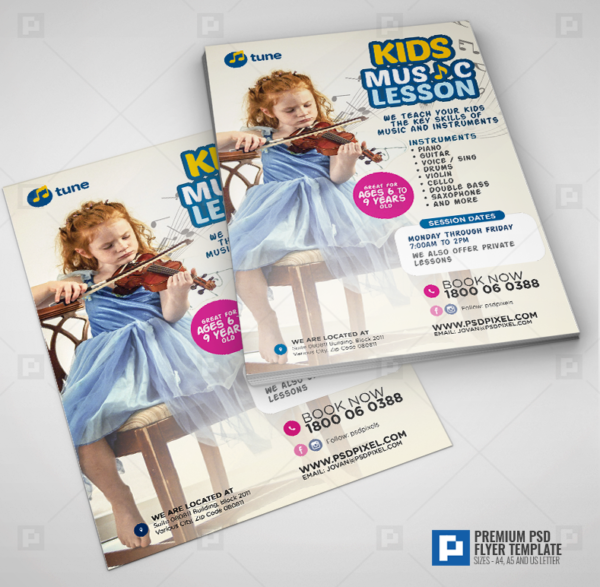 Child Music Class Flyer