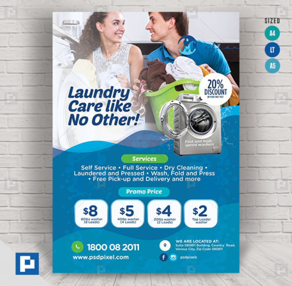 Commercial Laundry Solution Flyer