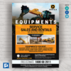 Construction Sales and Rentals Flyer