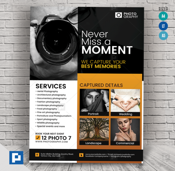 Digital Photography Services Flyer