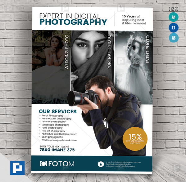 Digital Photography Services Flyer