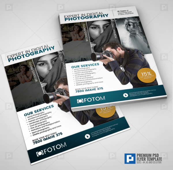 Digital Photography Services Flyer