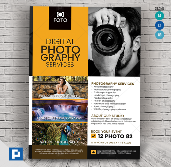 Digital Photography Studio Flyer