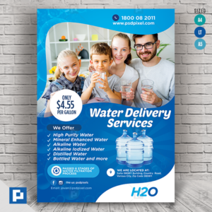 Drinking Water Delivery Flyer