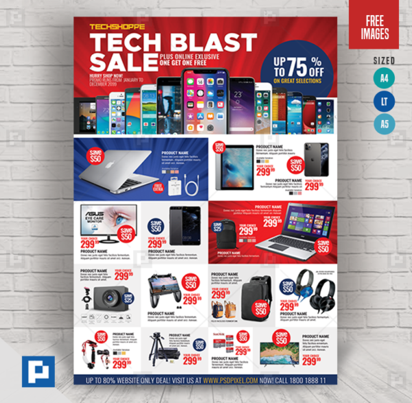 Electronic and Gadget Sale Flyer
