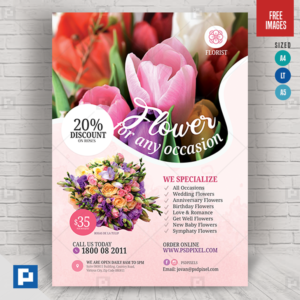 Elegant Flower Services Flyer