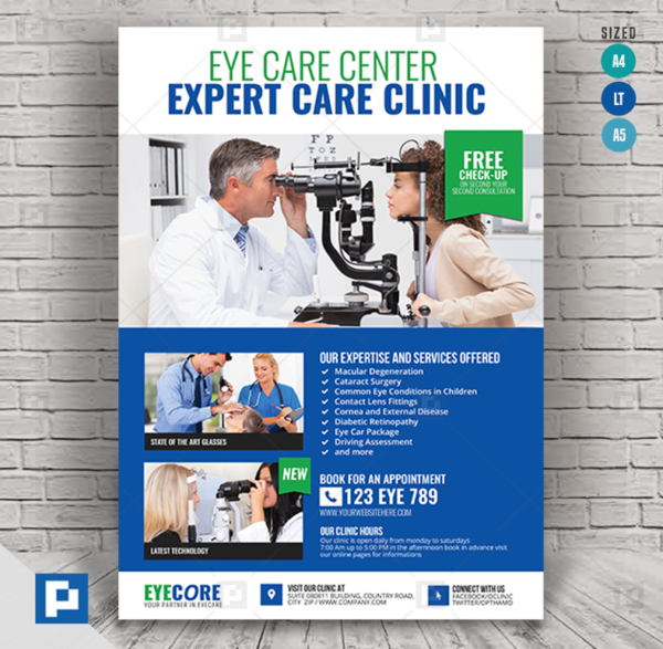 Eye Care Medical Flyer