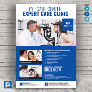 Eye Care Ophthalmology Center Flyer