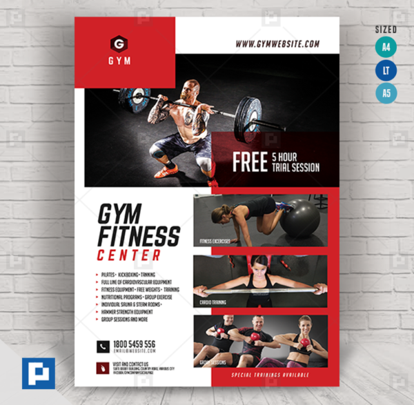 Fitness Studio Promo Flyer,