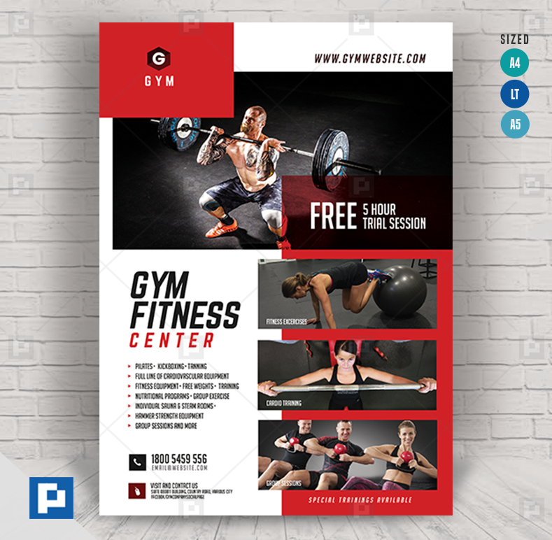 Fitness product promos