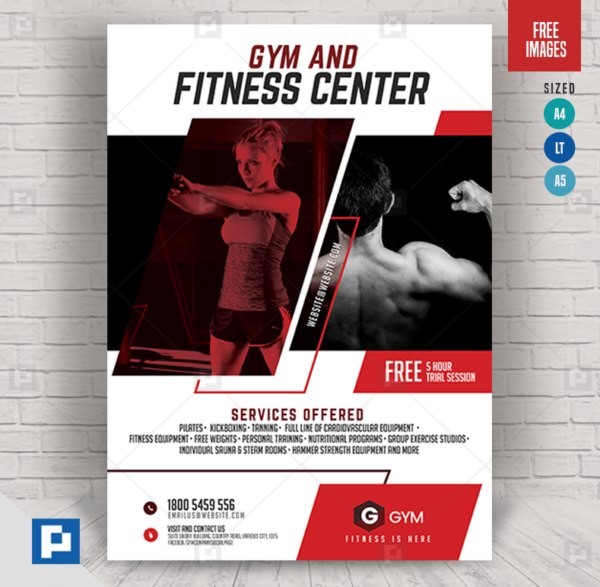 Fitness Training Studio Flyer