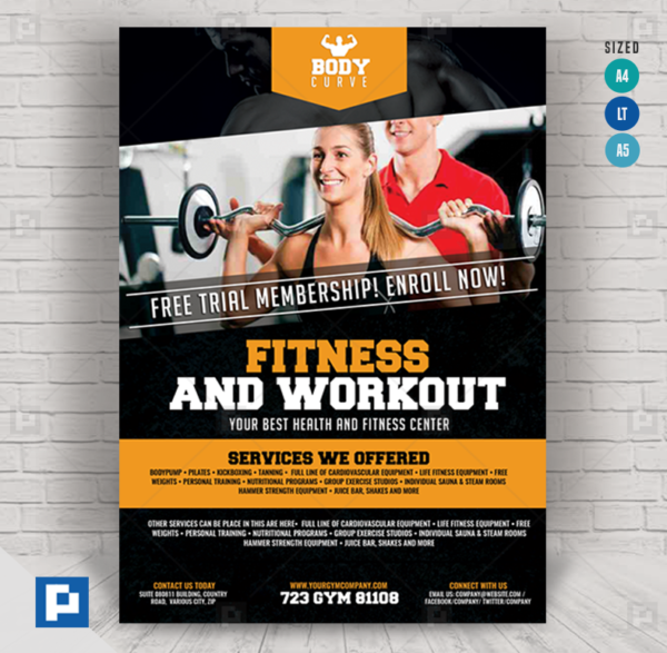 Fitness and Workout Flyer