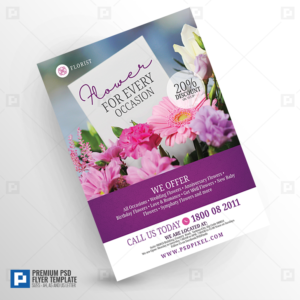 Florist Promotional Flyer