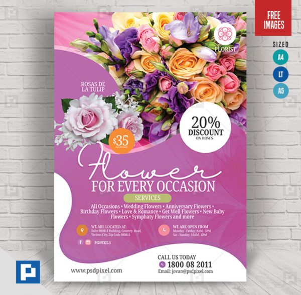 Florist Services Flyer